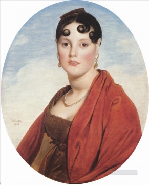 Madame Aymon Neoclassical Jean Auguste Dominique Ingres Oil Paintings